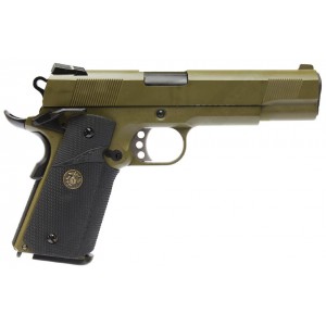 Страйкбольный пистолет WE COLT M1911А1, металл, M.E.U. OD WE-E008A-OD